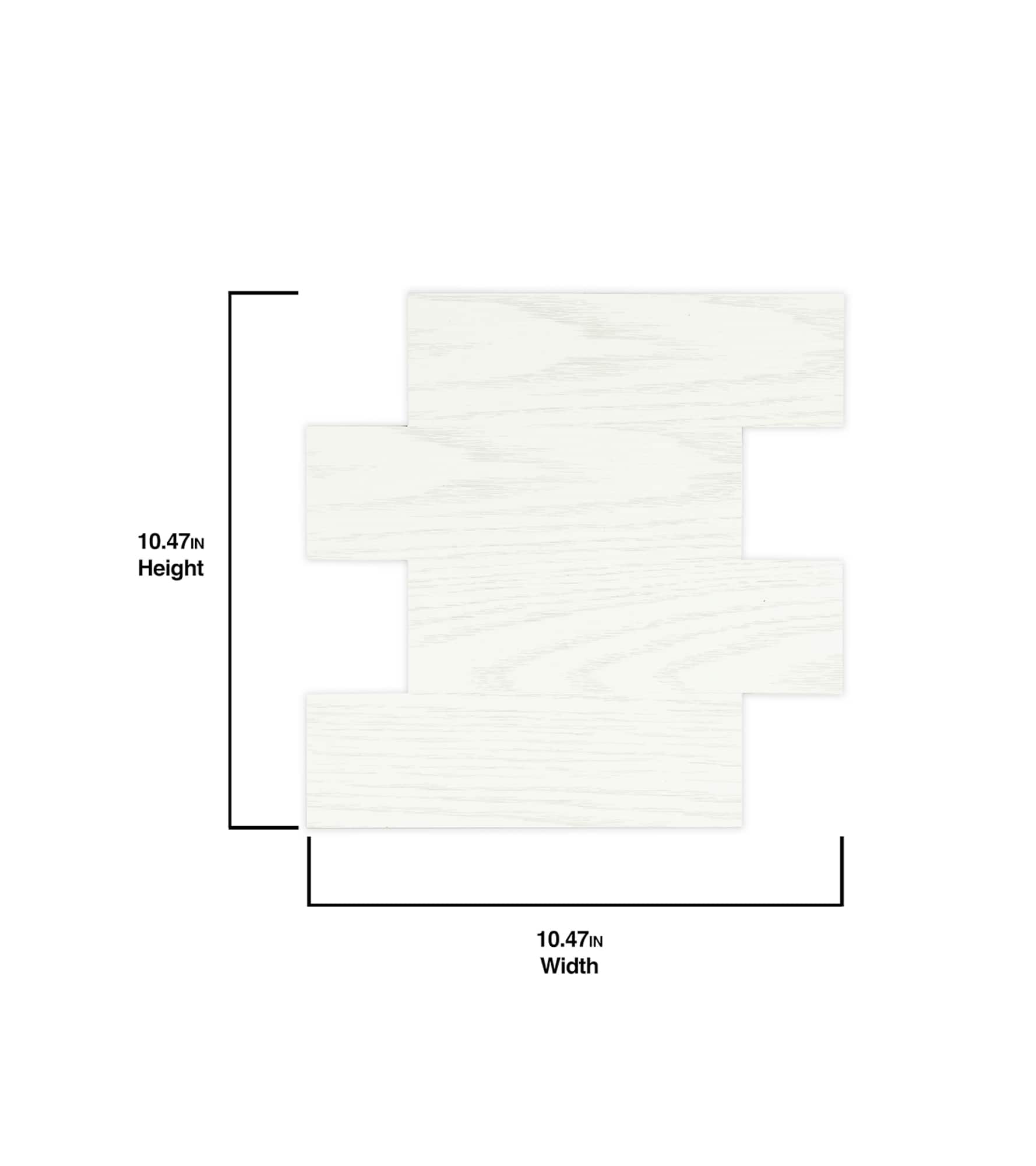 WallPops Faux Wood Whitewash Peel & Stick Wall Tiles